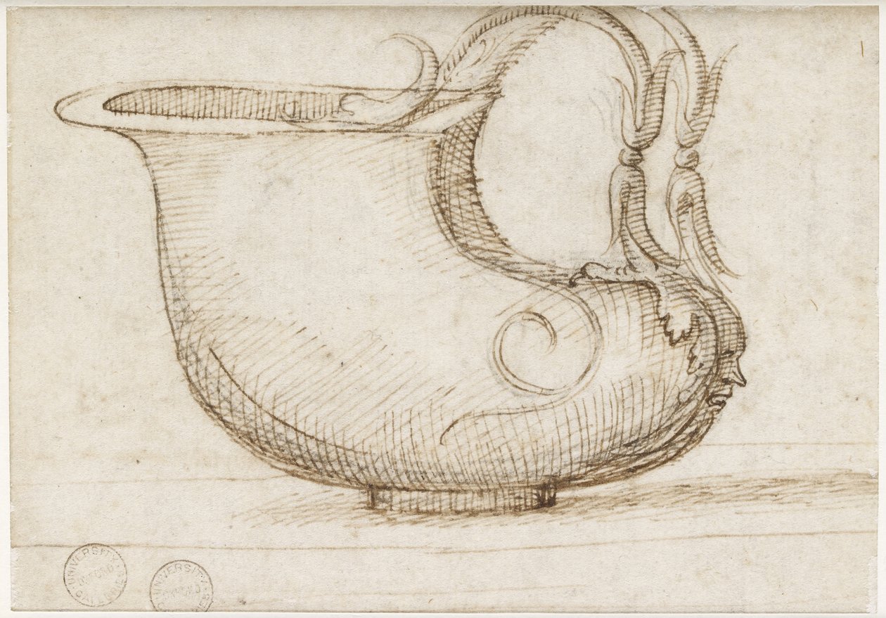 Verso: Un Barco Antiguo, WA1846.6 de Pietro Perugino