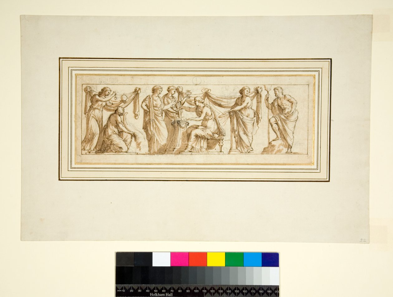 Copia de un Relieve Antiguo que muestra un Sacrificio de Pietro Santi Bartoli