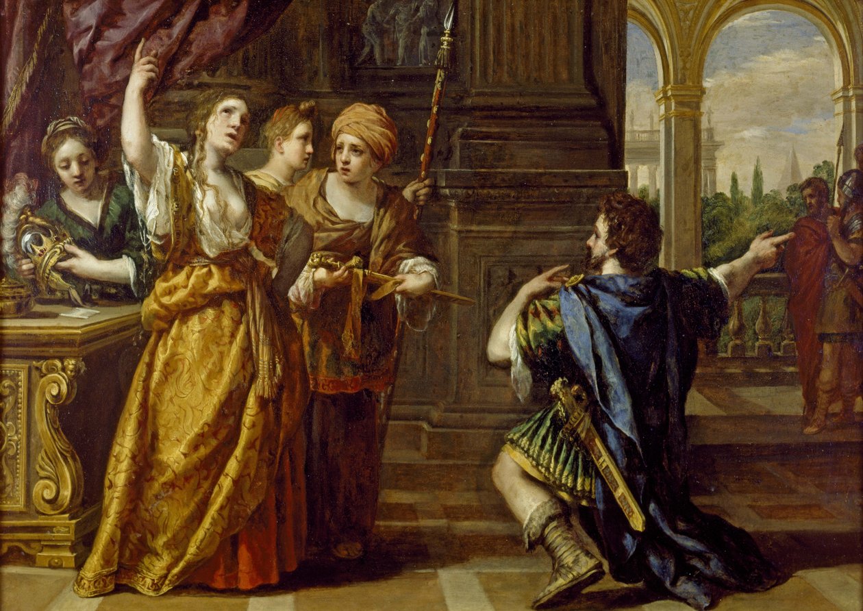 El juramento de Semiramis, c. 1623-24 de Pietro da Cortona