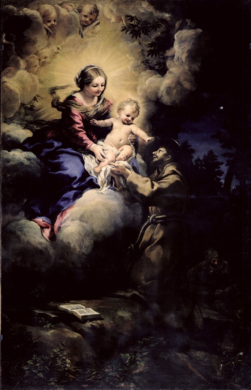La Visitación de San Francisco, 1641 de Pietro da Cortona