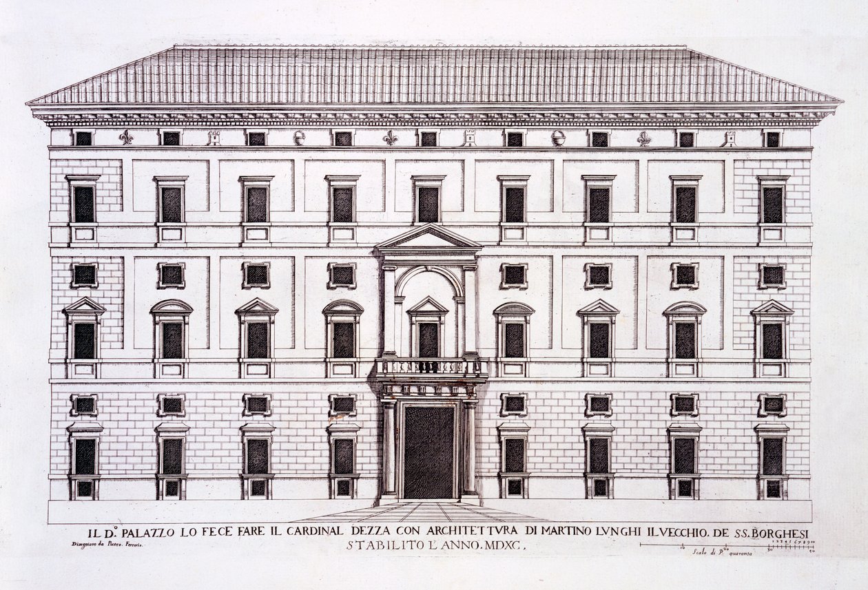 Palazzo Borghese, Roma, de 