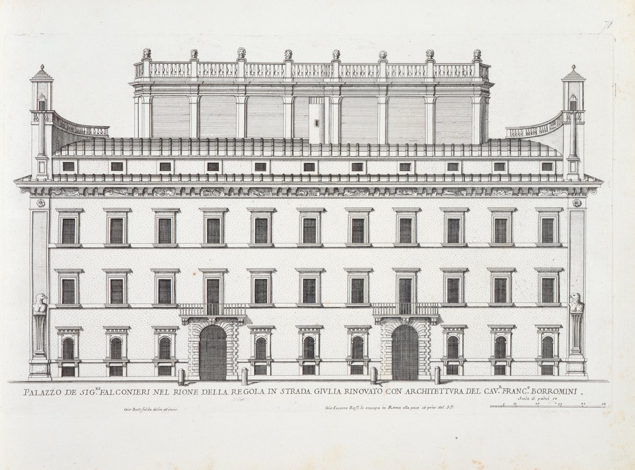 Palazzo Falconieri, Roma, de 
