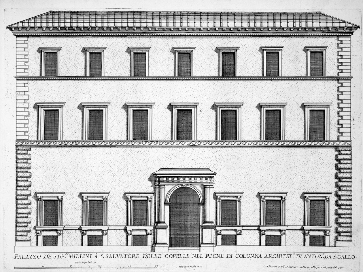 Palazzo Millini, Roma, de 