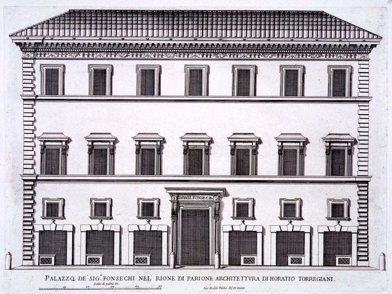 Palacio de la familia Fonseca, Roma, de 