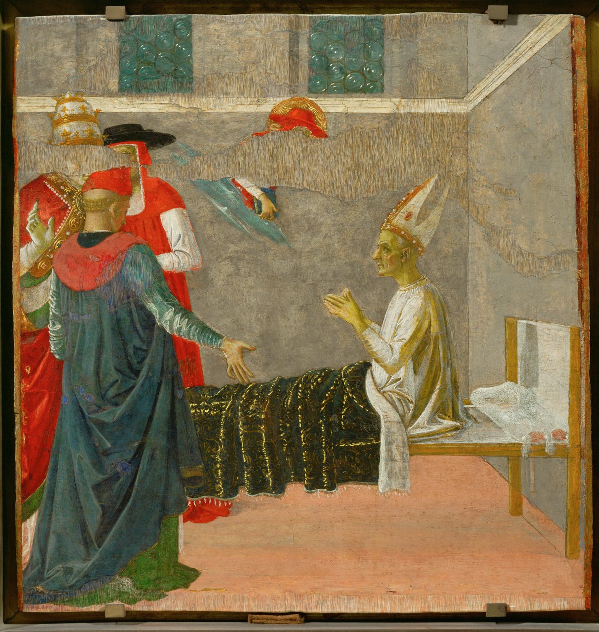 San Jerónimo resucitando al cardenal Andrea ... de Pietro (studio of) Perugino