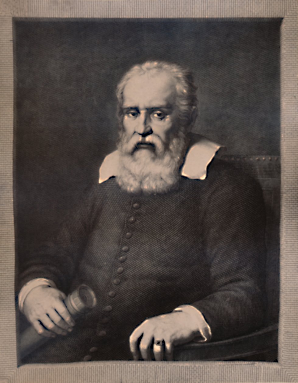 Galileo Galilei, científico italiano de Pietro Antonio Leone Bettelini