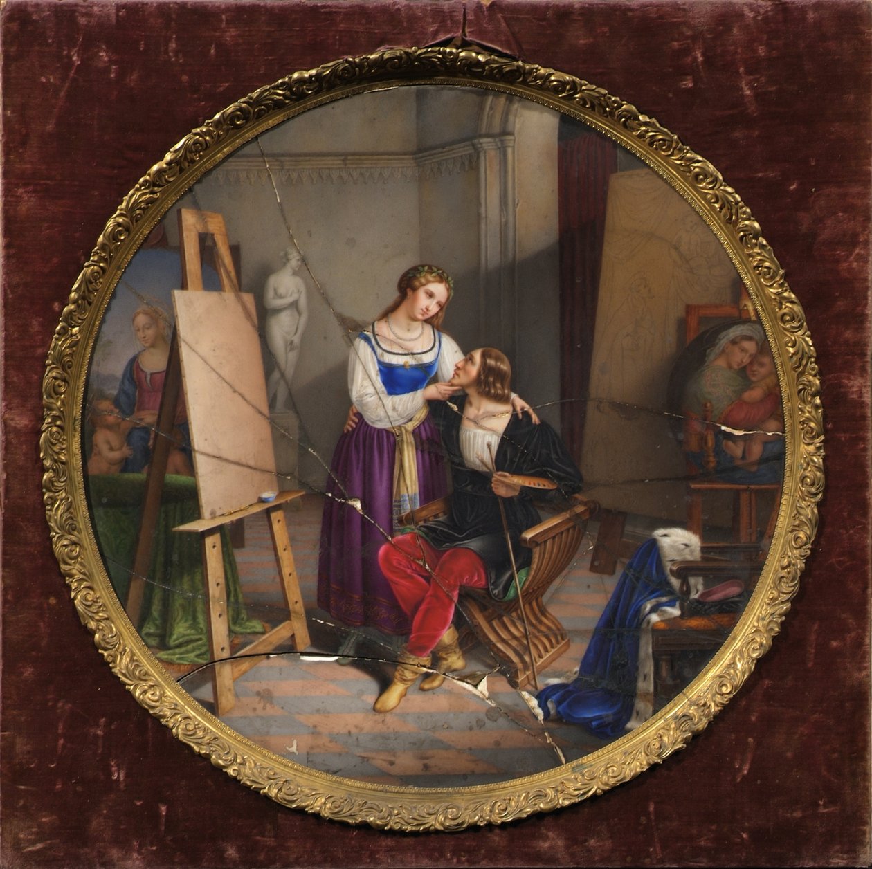 Rafael y la Fornarina de Pietro Bagatti Valsecchi