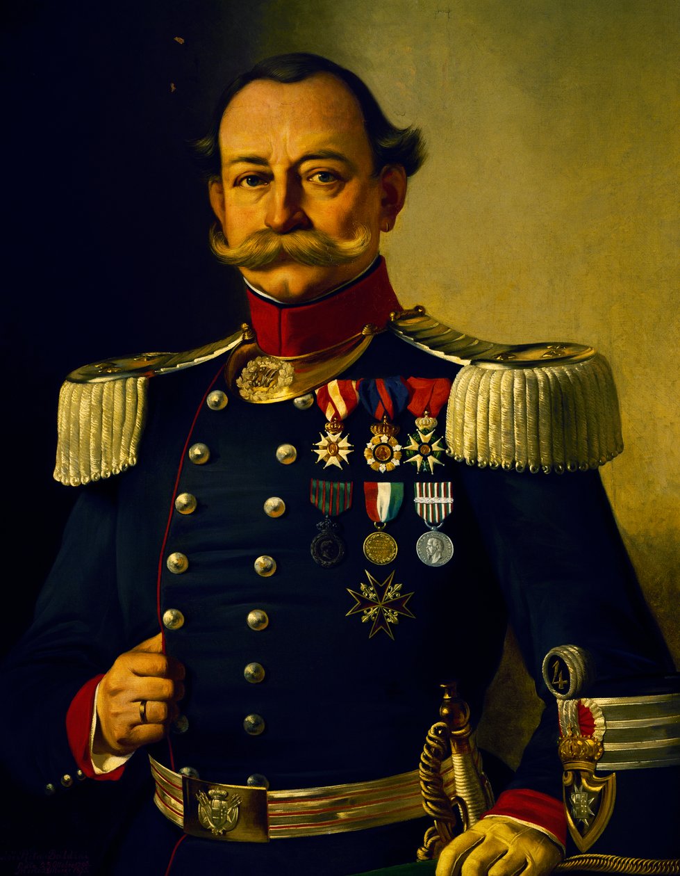 Retrato de un coronel italiano de Pietro Baldini