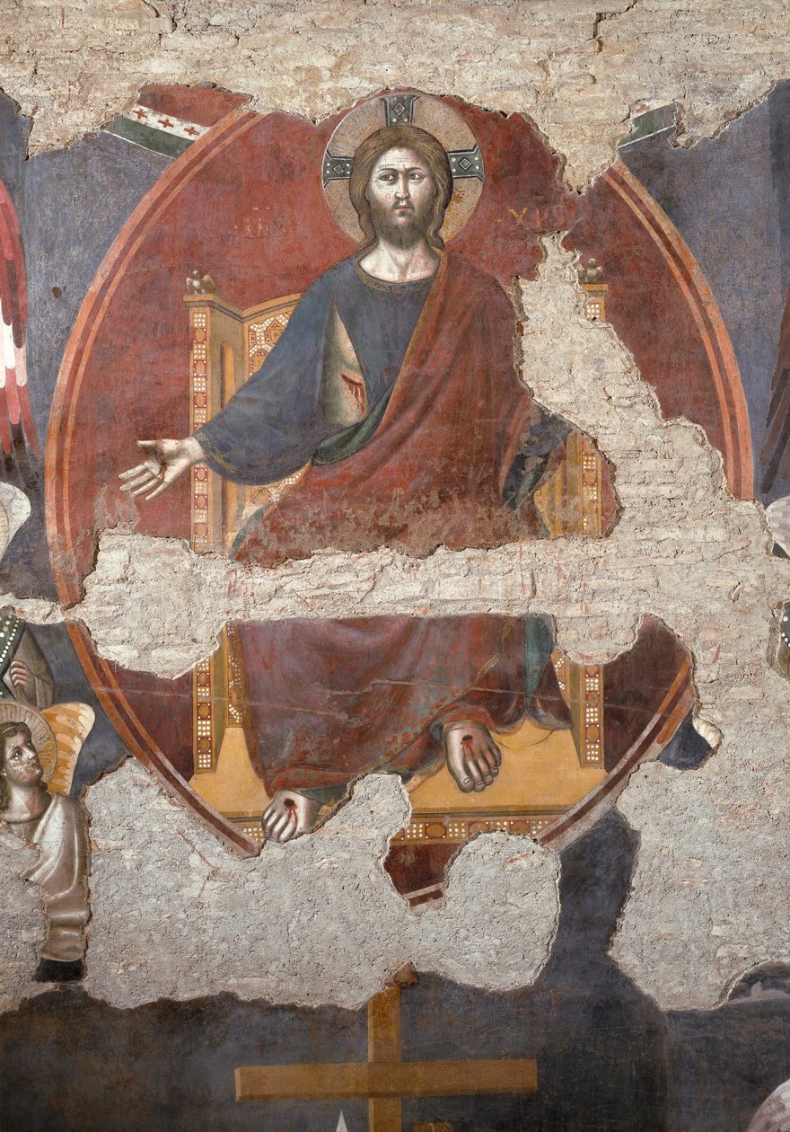 El Juicio Final: Cristo triunfante (detalle) de Pietro Cavallini
