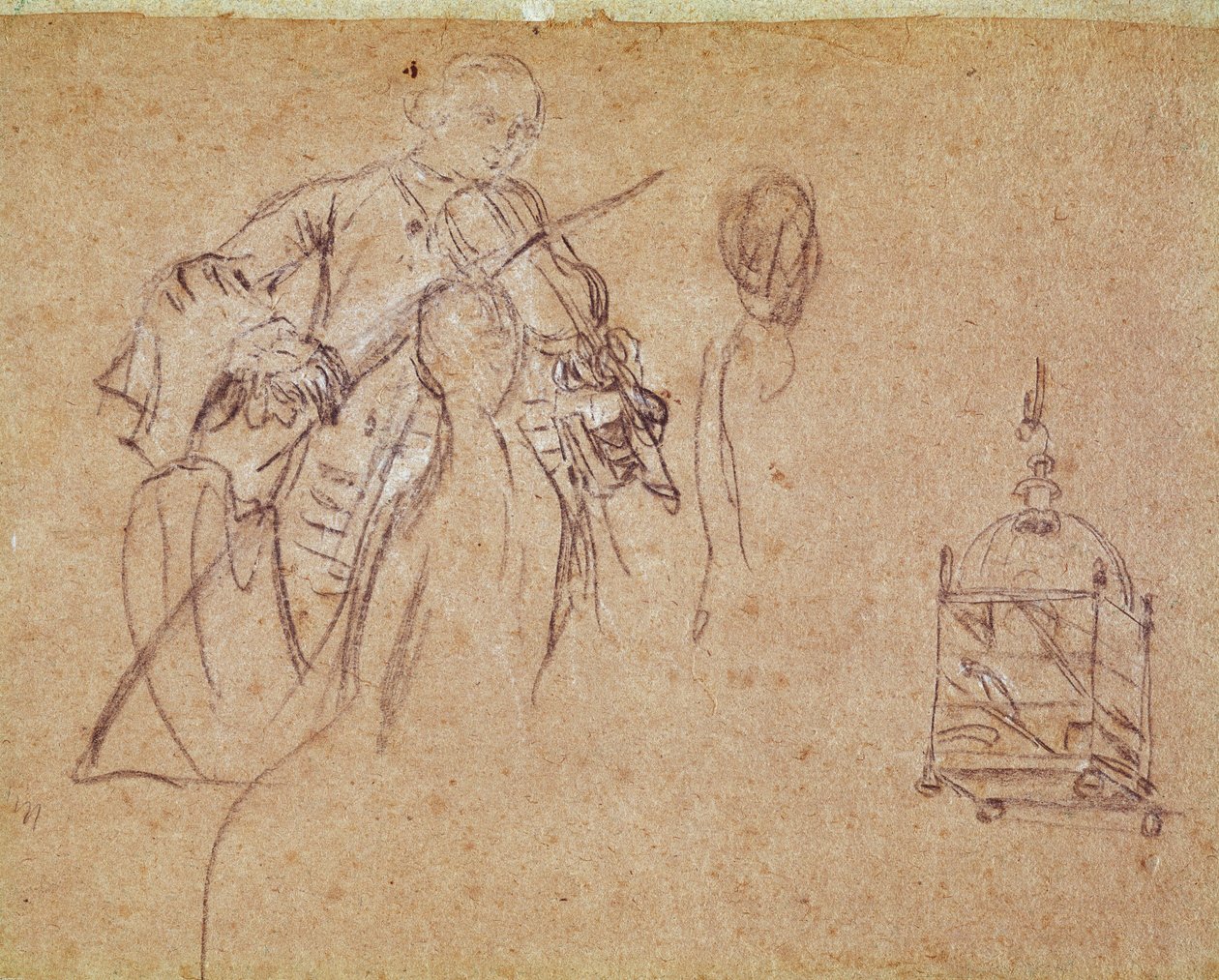 Un violinista de Pietro Longhi