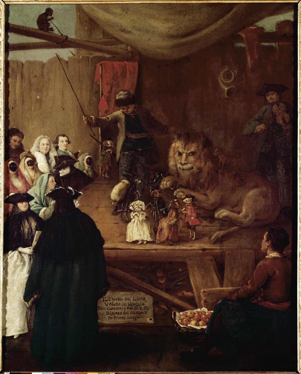 La cabaña del león - Il casotto del leone de Pietro Longhi