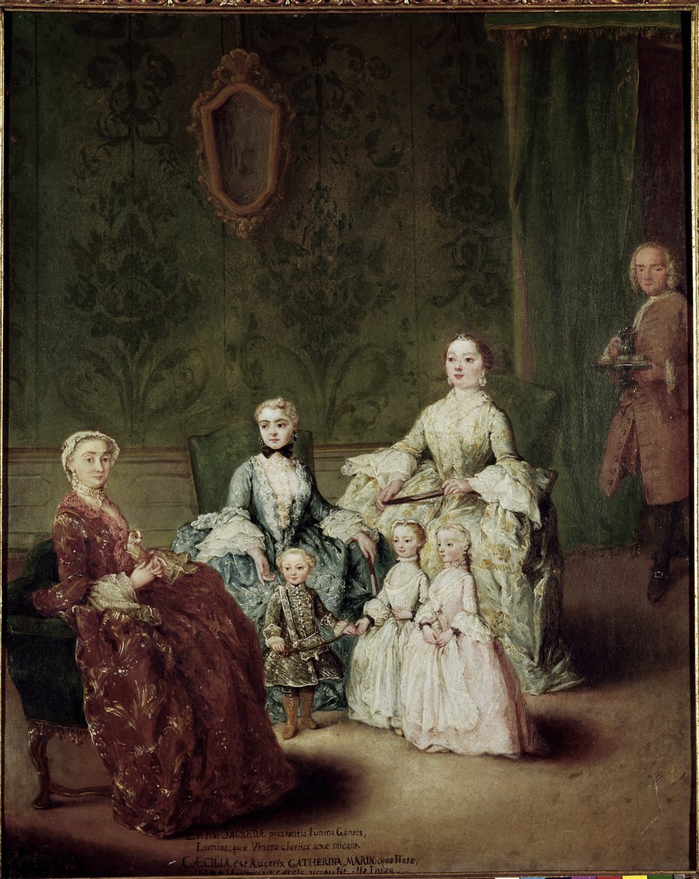 Retrato de la familia Sagredo de Pietro Longhi