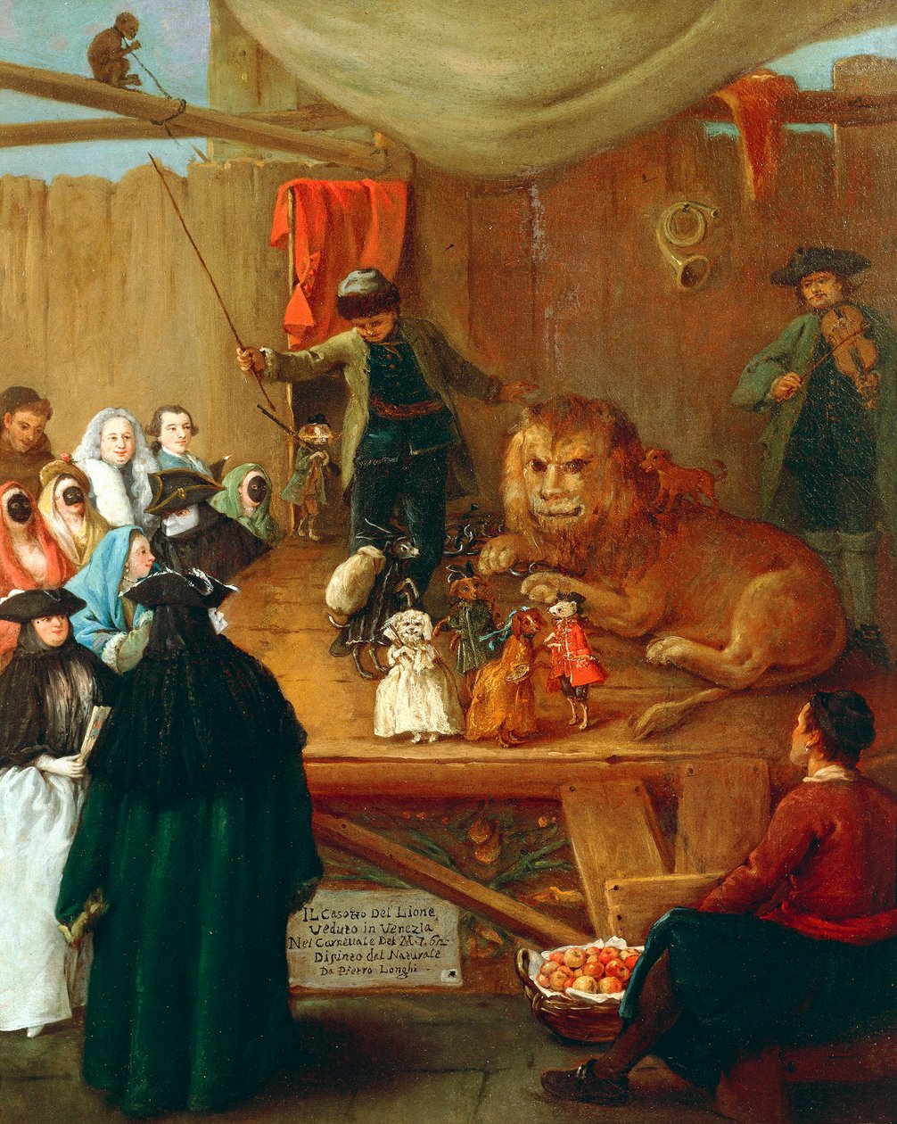 La cabaña del león de Pietro Longhi