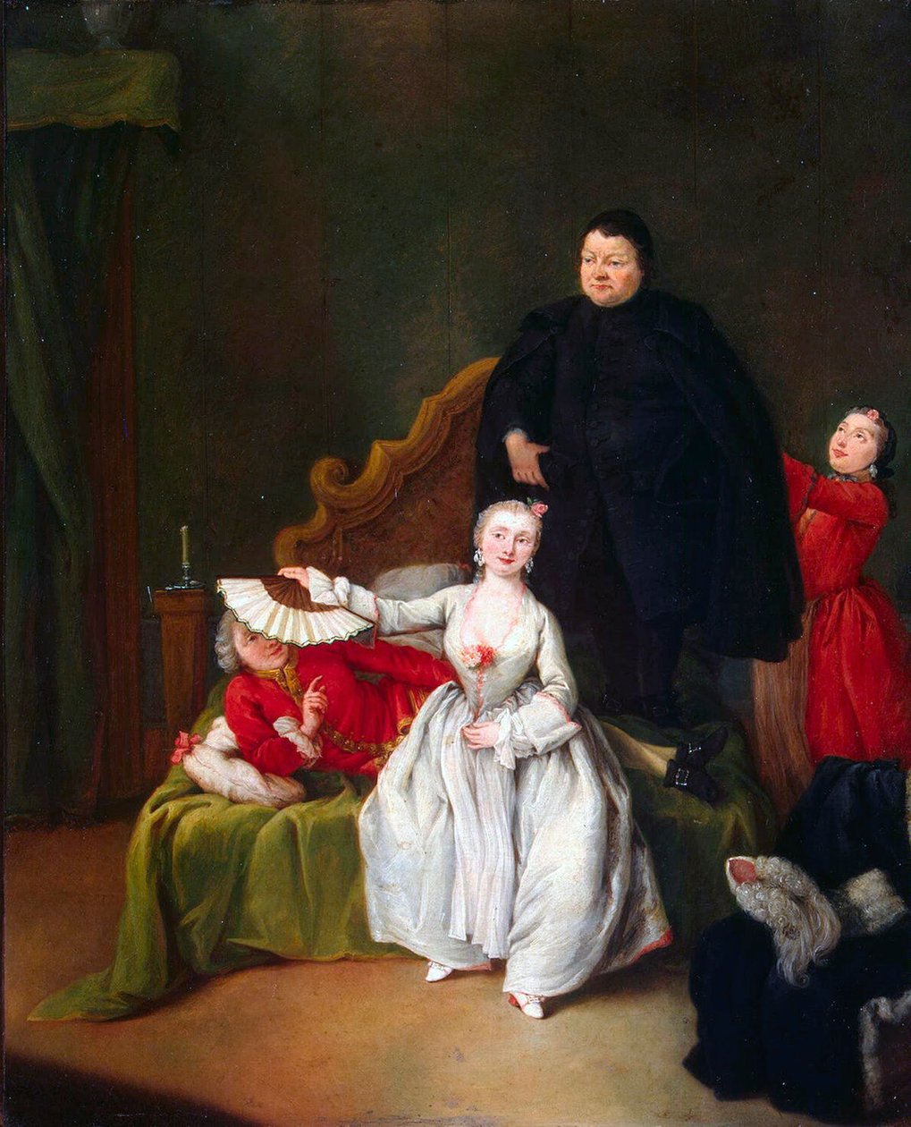 Escena teatral, 1752 de Pietro Longhi