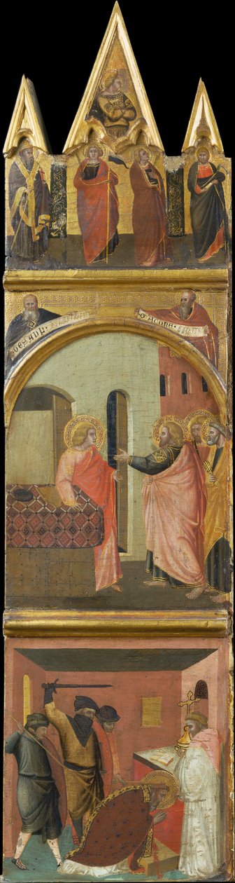 Berufung und Martyrium des Heiligen Matthäus de Pietro Lorenzetti