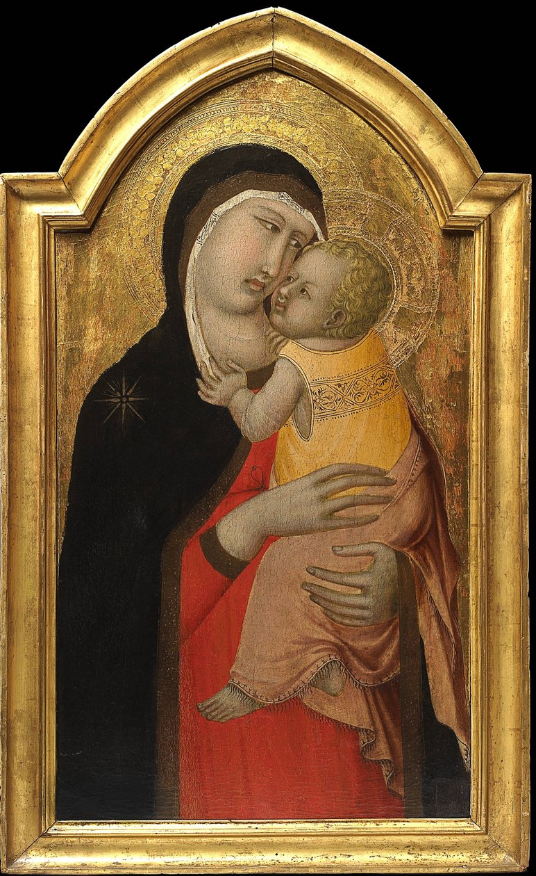 Virgen y niño de Pietro Lorenzetti