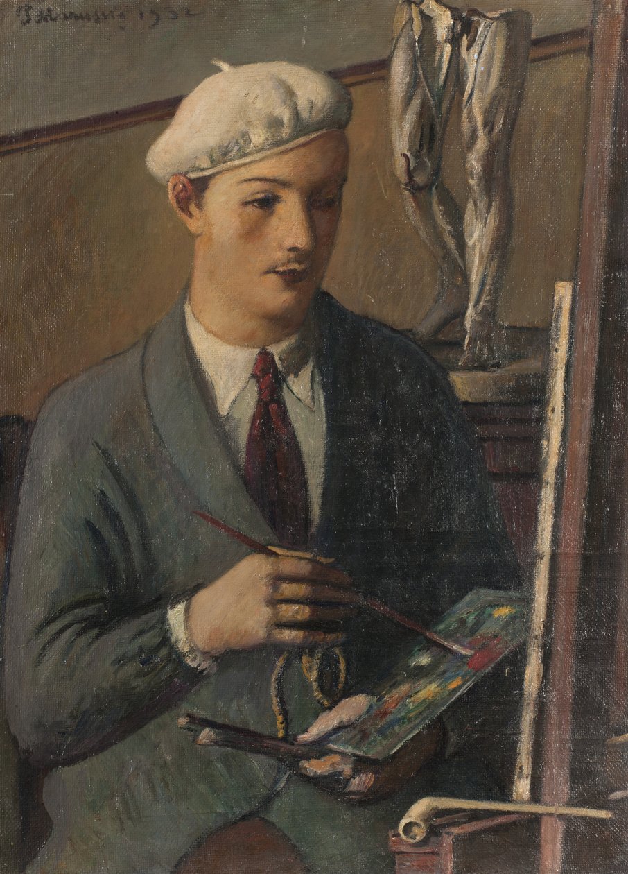 Retrato de un joven pintor de Pietro Marussig