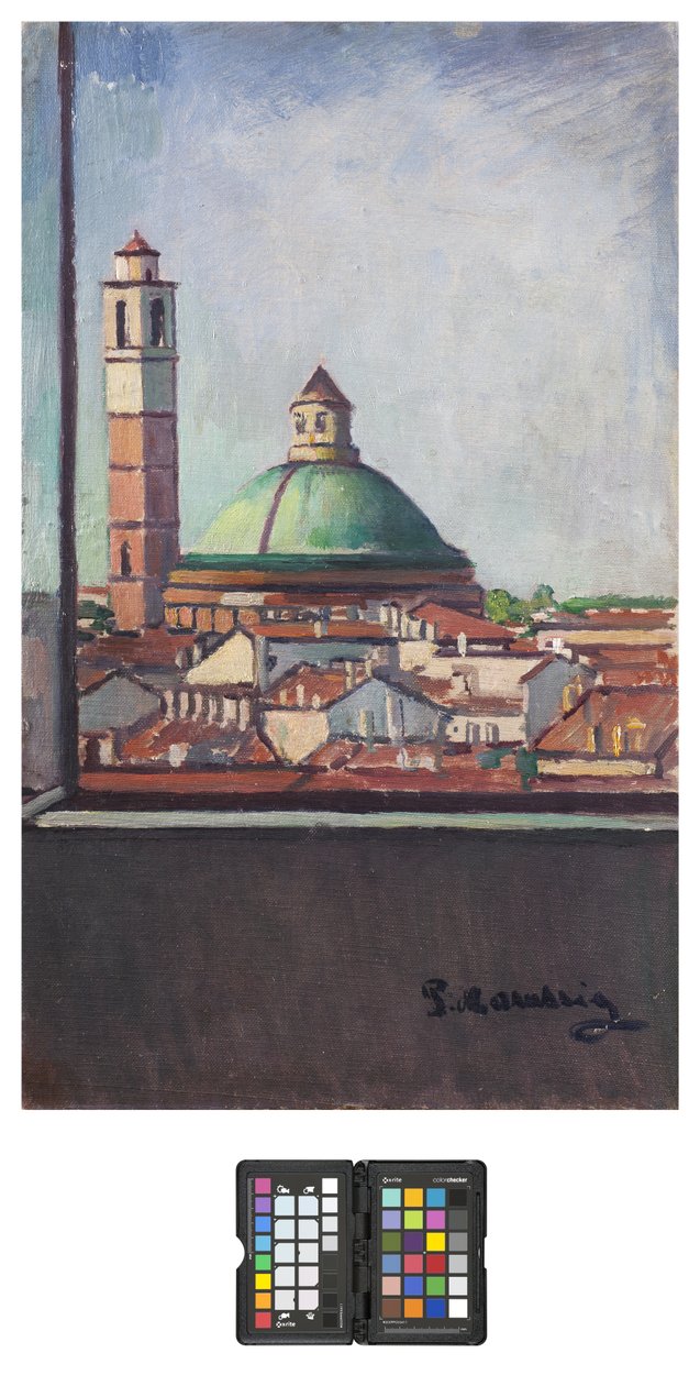 Cúpula de San Carlo en Milán, 1928 de Pietro Marussig