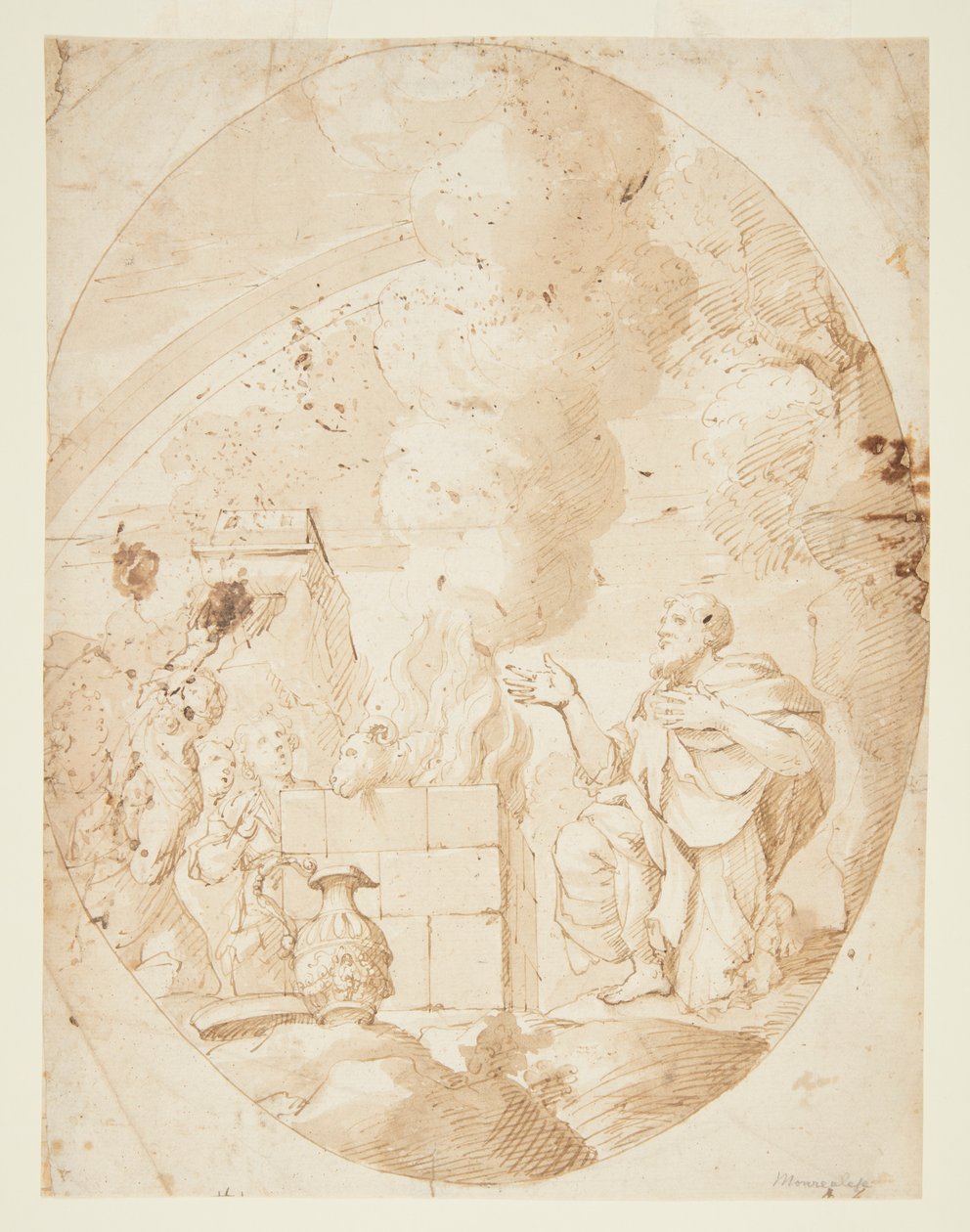 Sacrificio de Noé de Pietro Novelli
