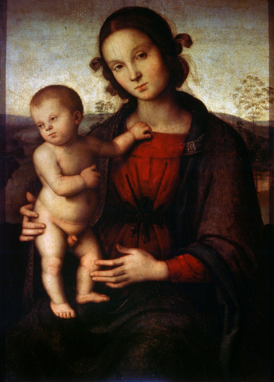 Virgen y Niño de Pietro Perugino