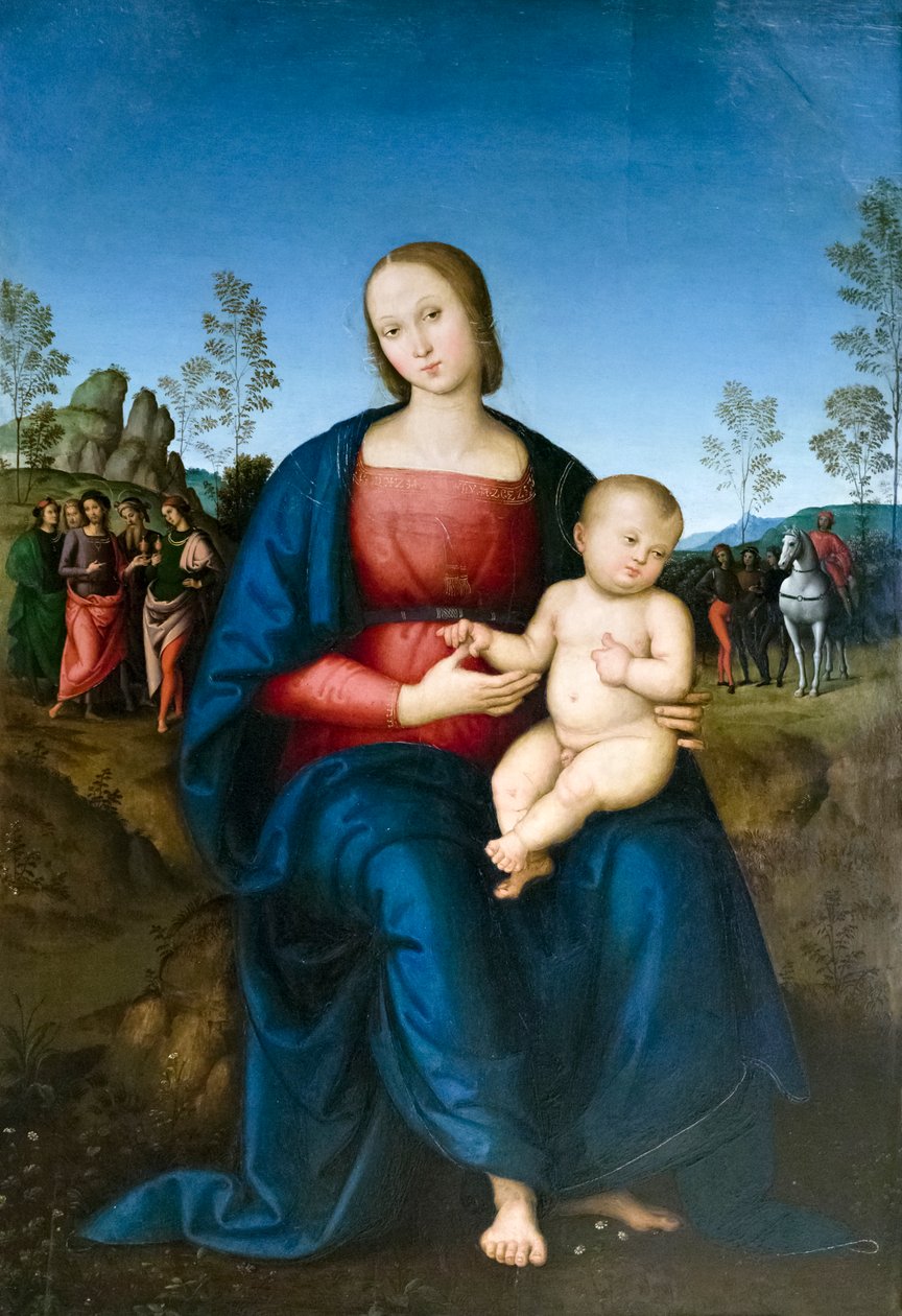 Virgen con el Niño de Pietro Perugino