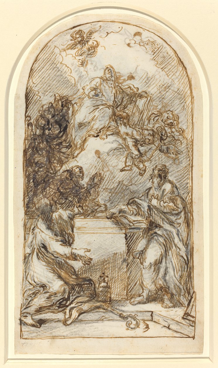 La apoteosis de San Marcos (recto y verso) de Pietro Roselli