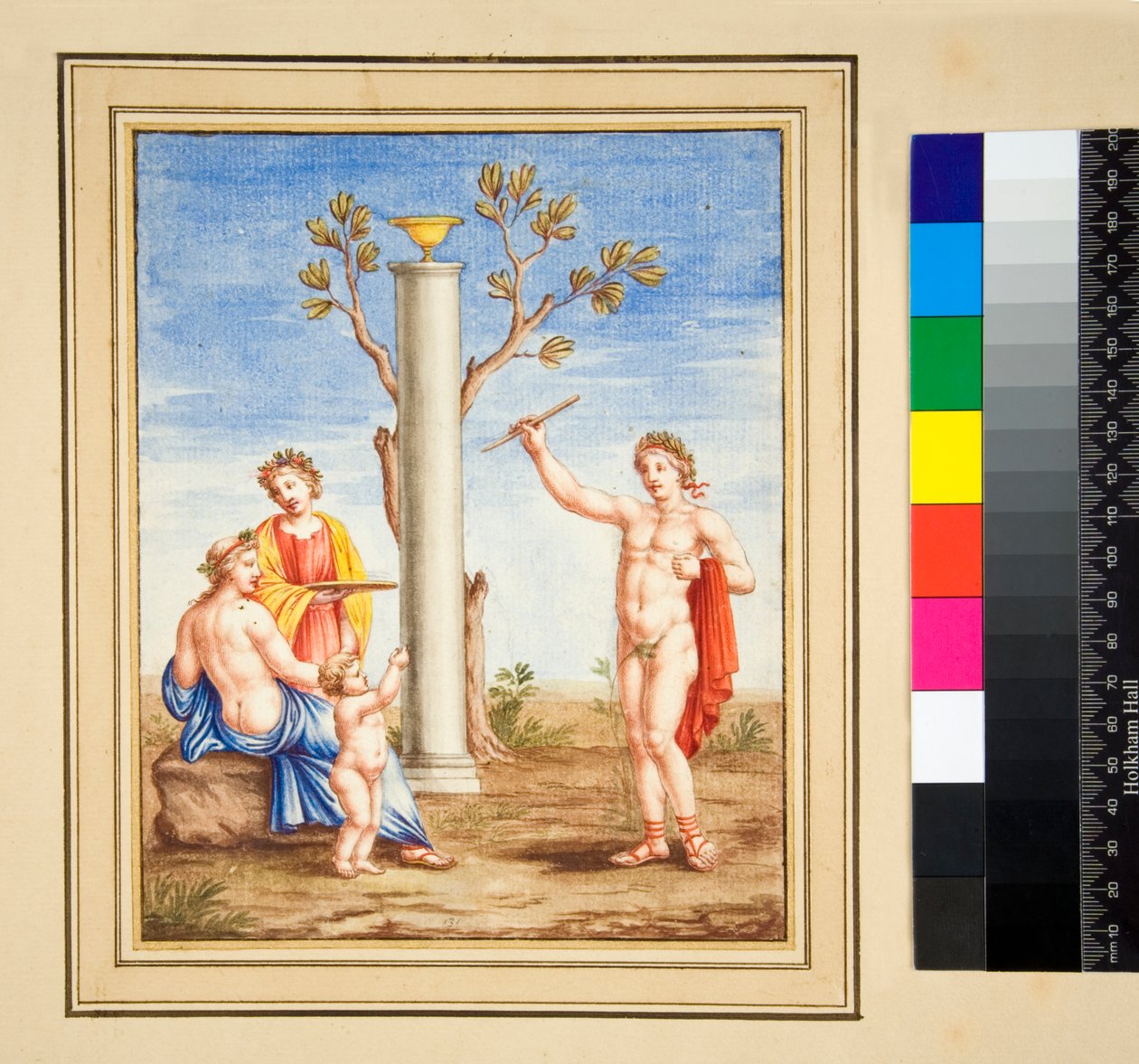 Una escena de sacrificio de Pietro Santi Bartoli