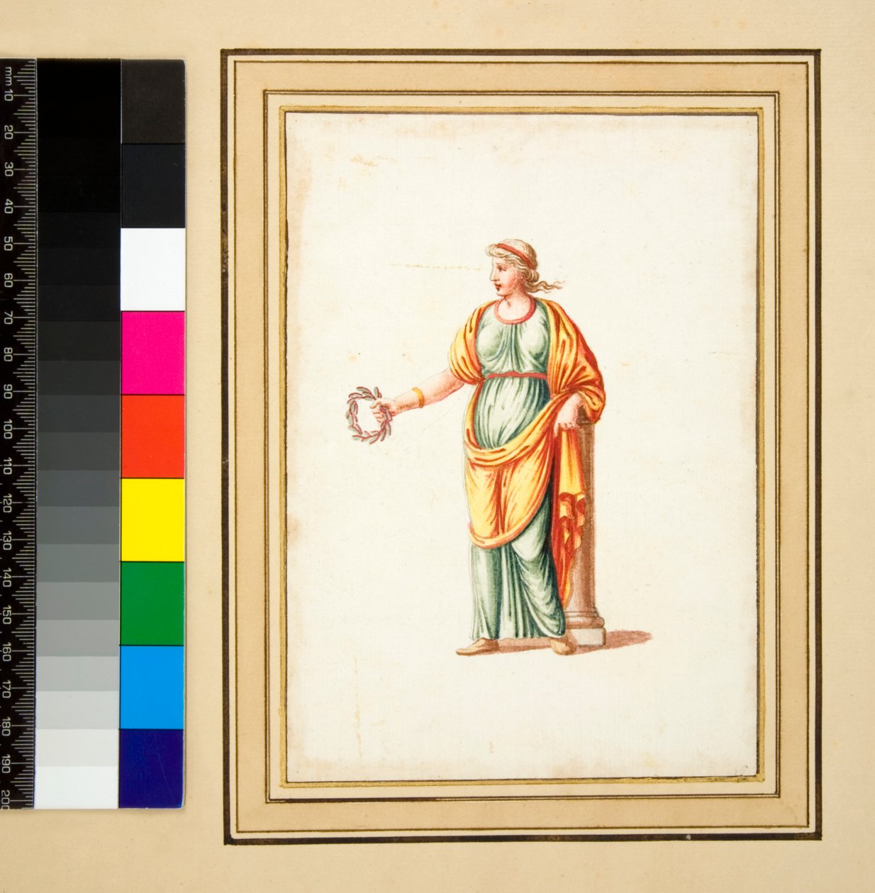 Figura femenina girada a la izquierda del espectador de Pietro Santi Bartoli