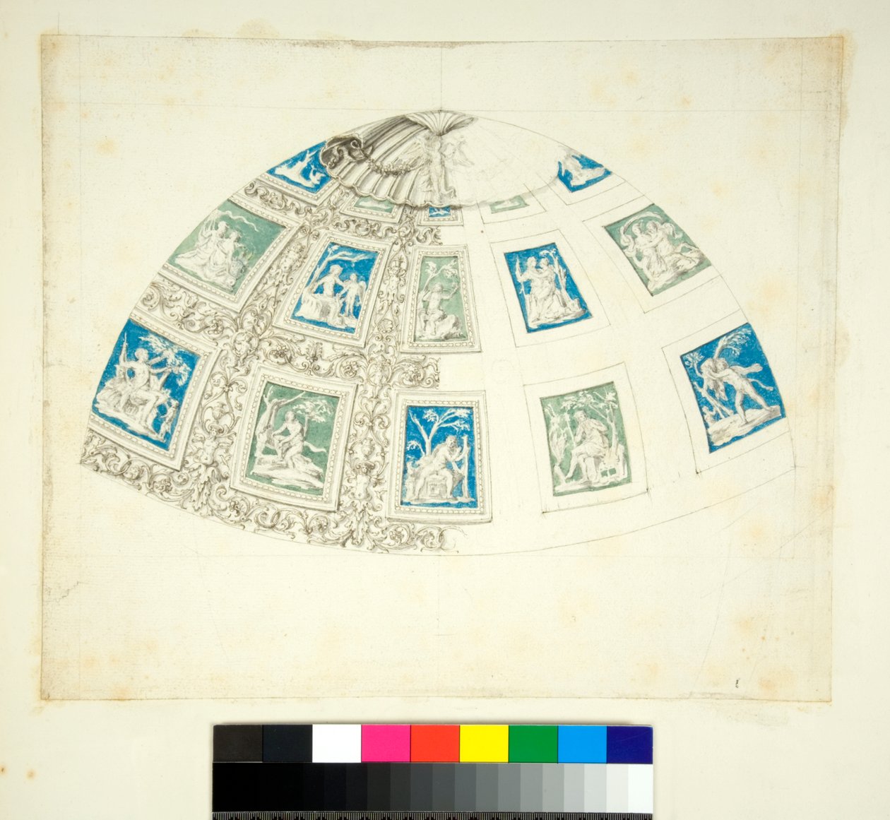 Bóveda de la Villa Madama de Pietro Santi Bartoli