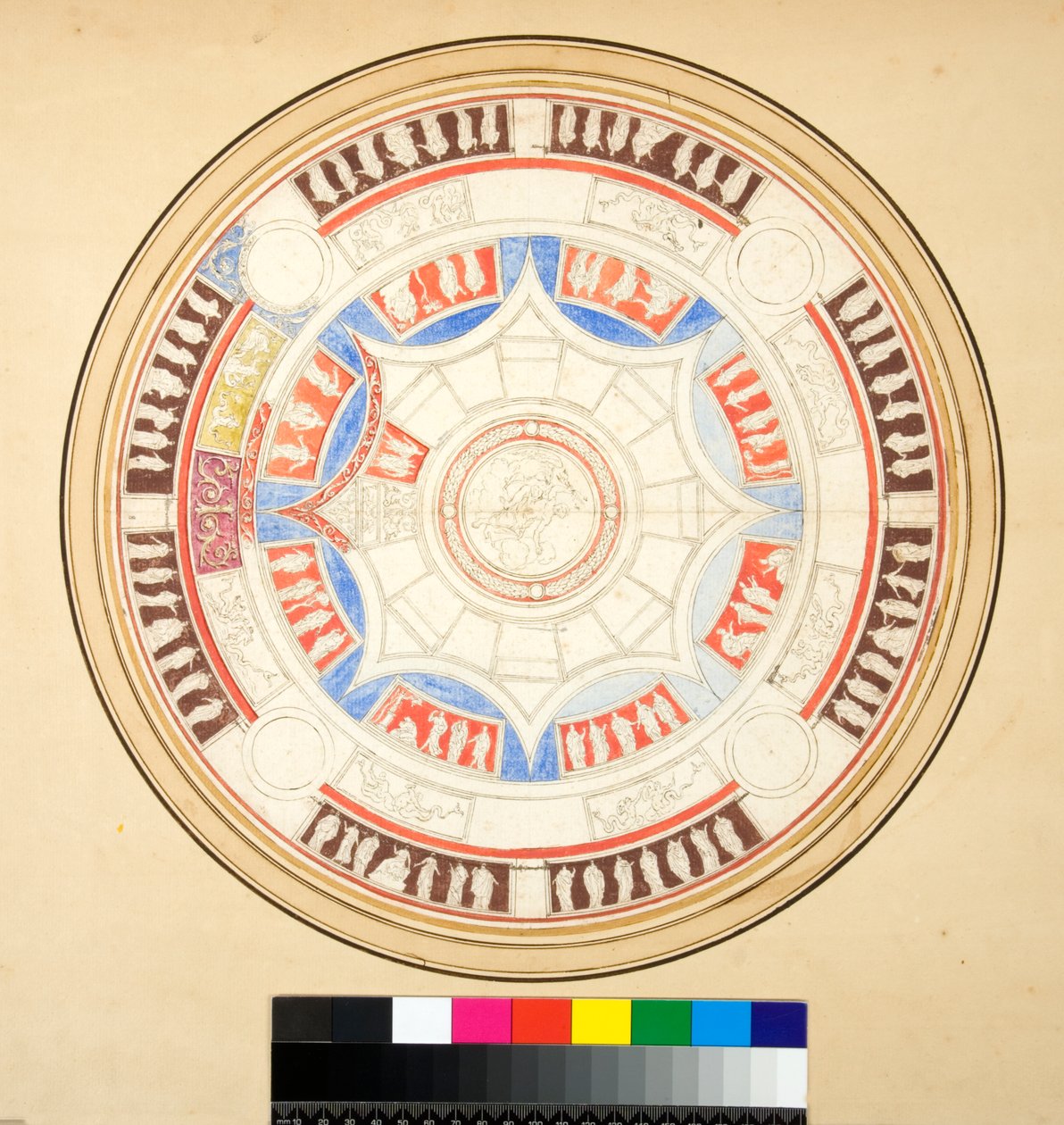 Volta di Giove en la Domus Aurea de Pietro Santi Bartoli