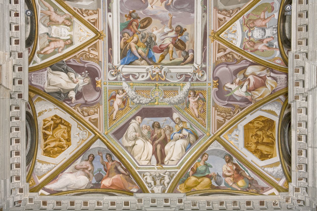 Bóveda con frescos de Pietro Sorri