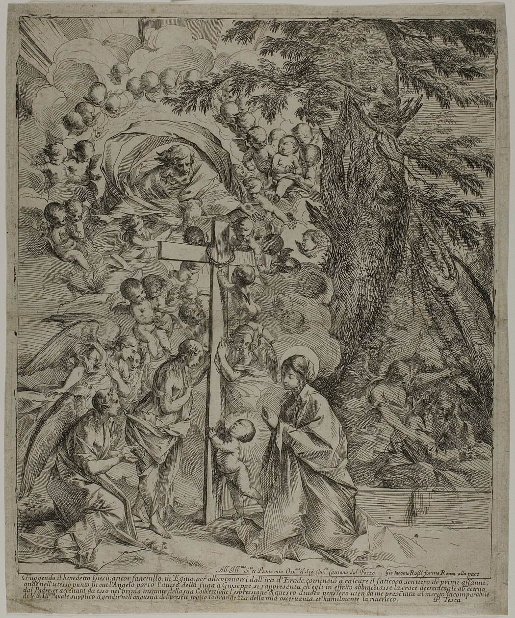 El sueño de San José de Pietro Testa