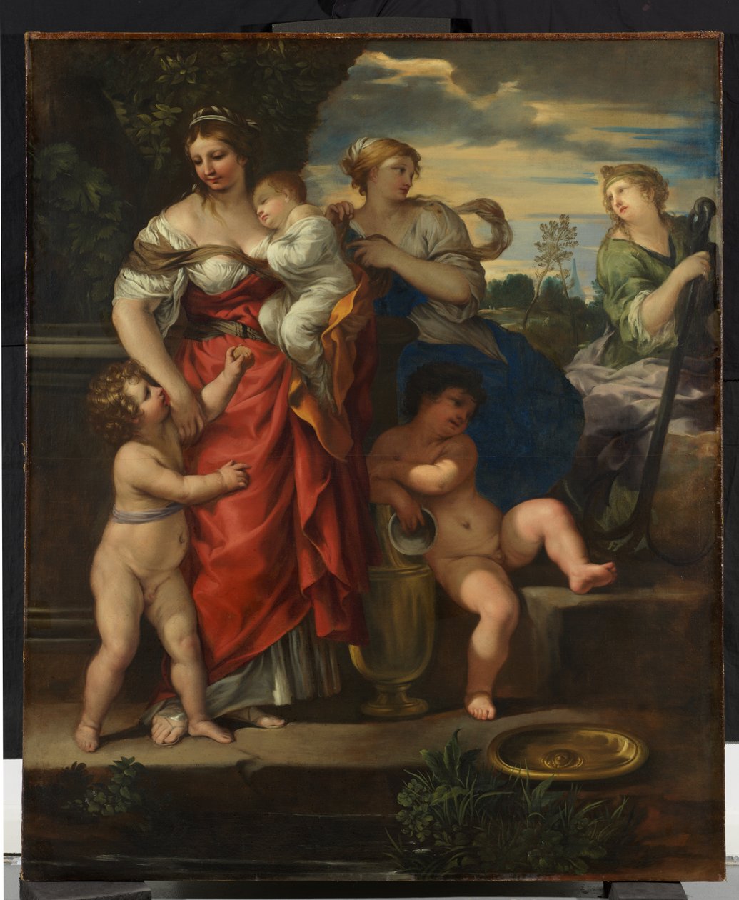 Fe, Esperanza y Caridad, c.1640 (óleo sobre lienzo) de Pietro da Cortona