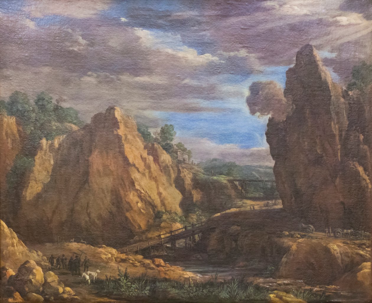 Las minas de alumbre de Tolfa, c.1630 (óleo sobre lienzo) de Pietro da (1596 1669) Cortona