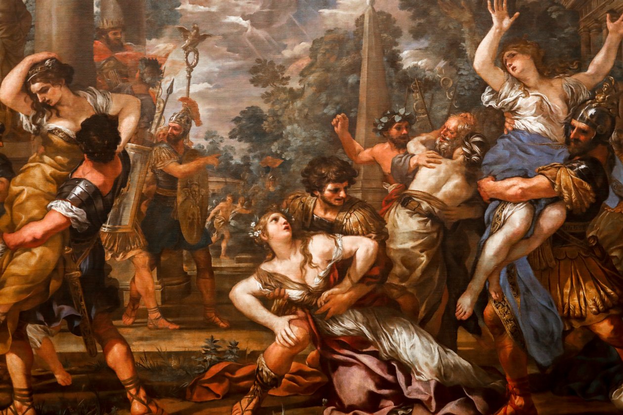 El rapto de las Sabinas 1629. (Óleo sobre lienzo) de Pietro da (1596 1669) Cortona