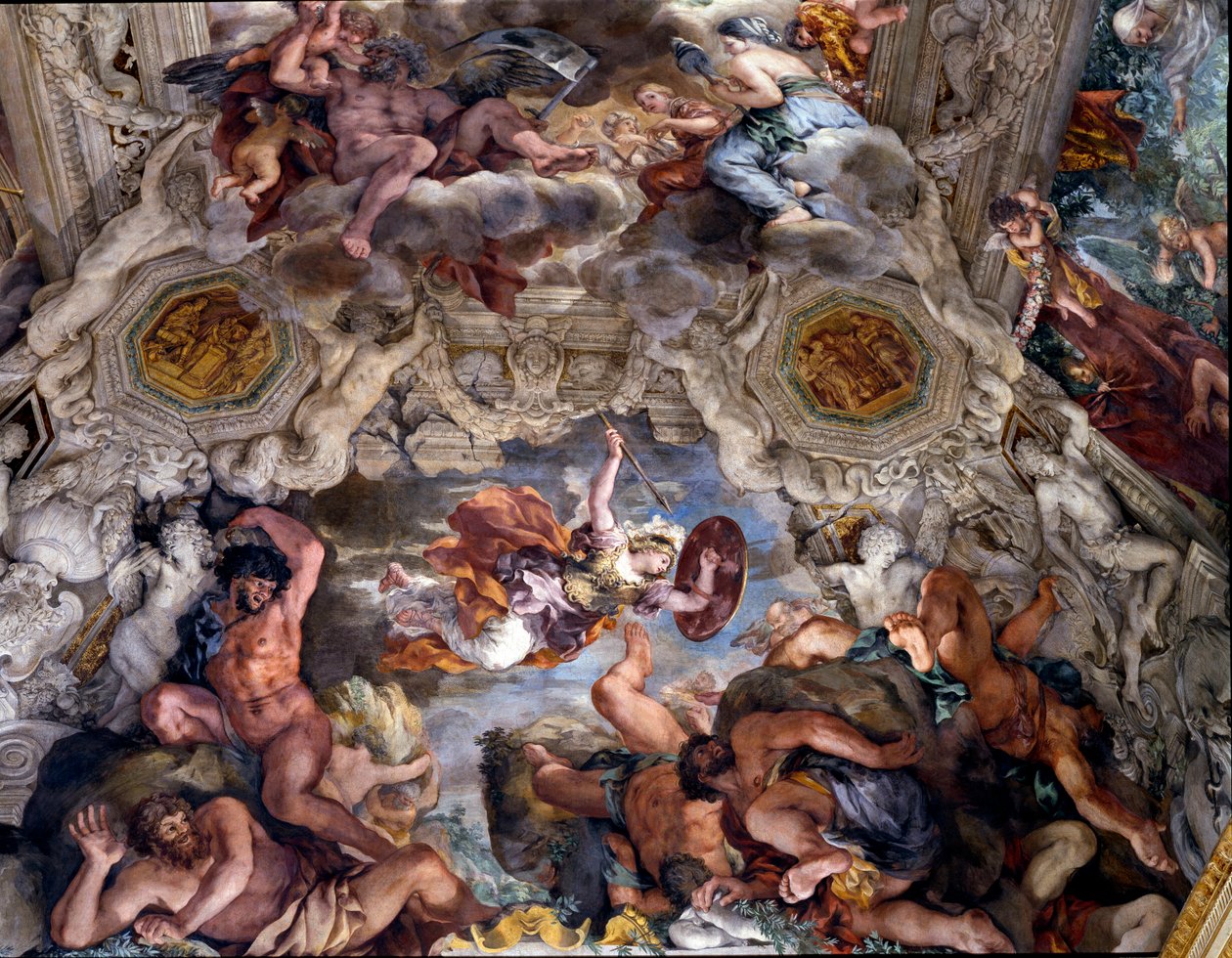 El triunfo de la Divina Providencia (detalle) de Pietro da Cortona
