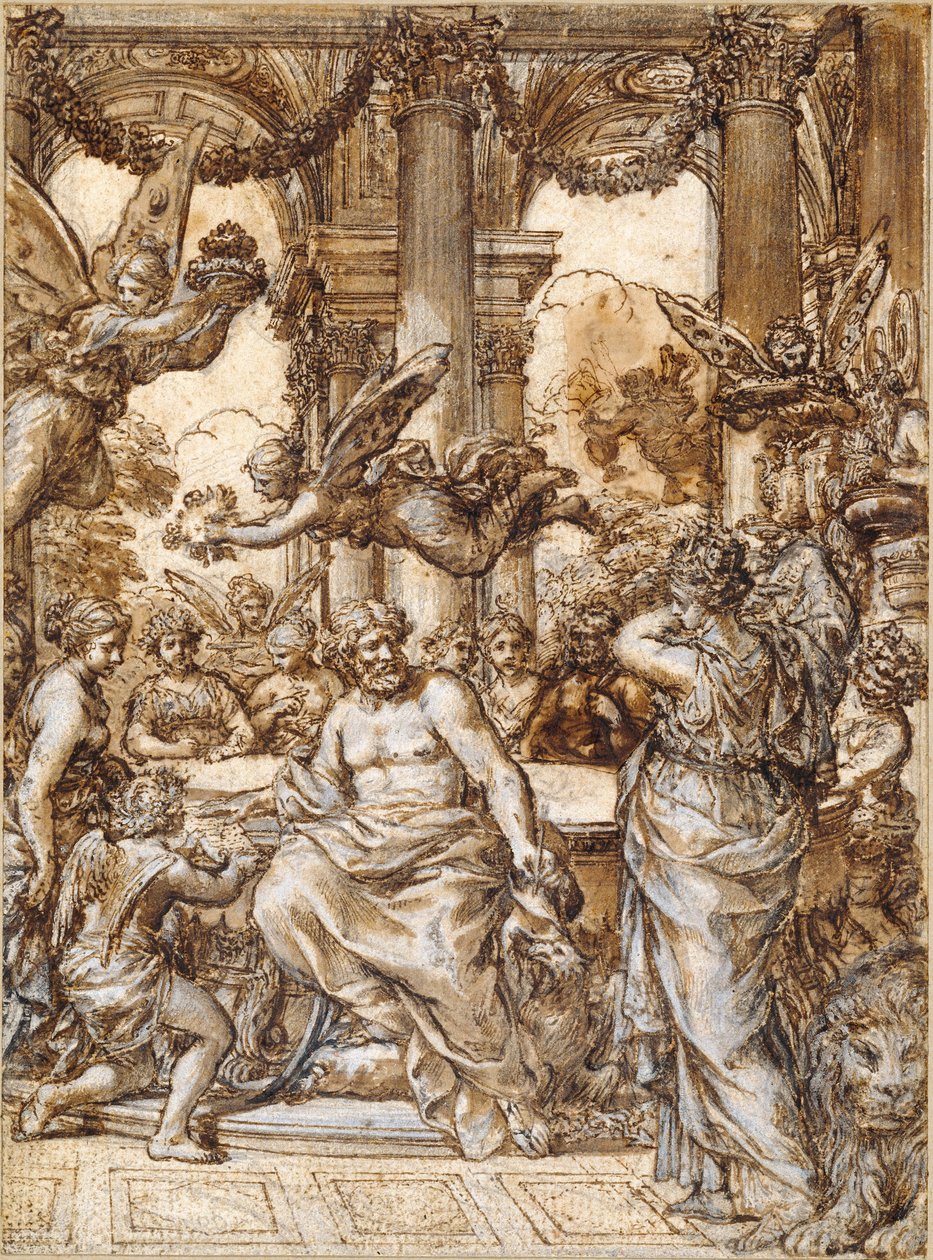 Cibeles ante el Consejo de los Dioses de Pietro da Cortona