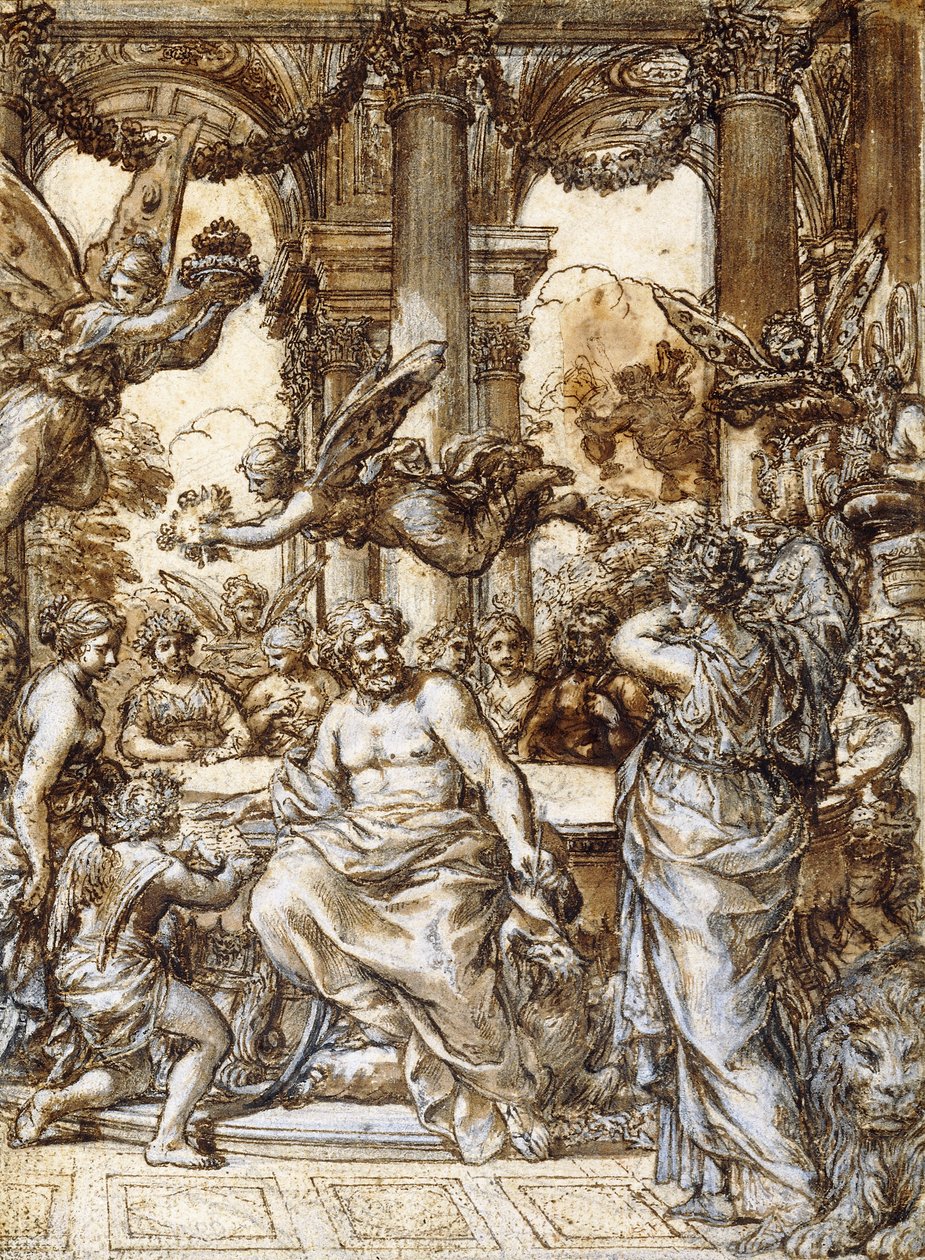 Cibeles ante el consejo de los dioses de Pietro da Cortona