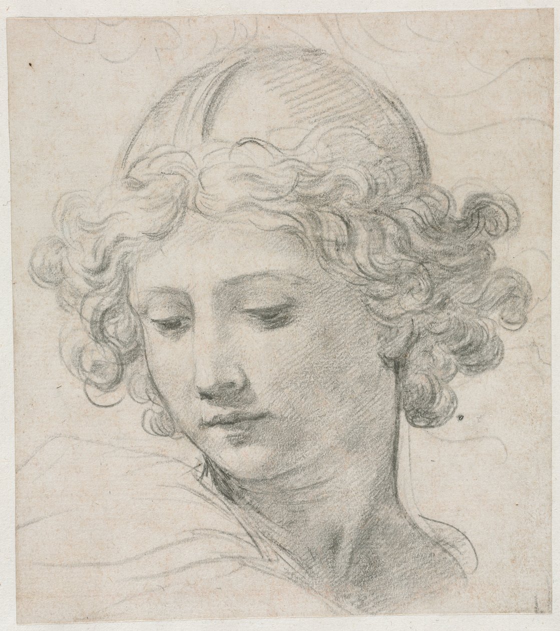 Study for the Head of St. Michael de Pietro da Cortona