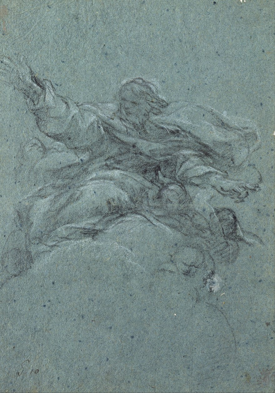 Estudio de Dios Padre de Pietro da Cortona