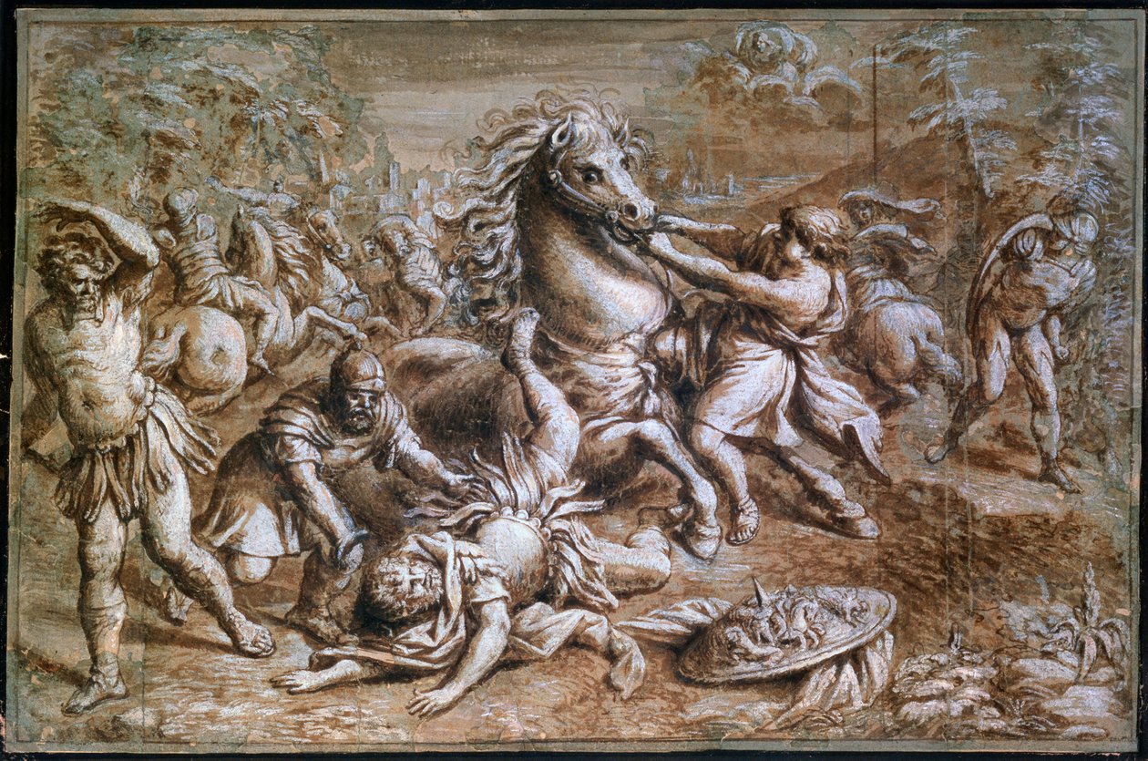 La conversión de San Pablo, siglo XVII de Pietro da Cortona
