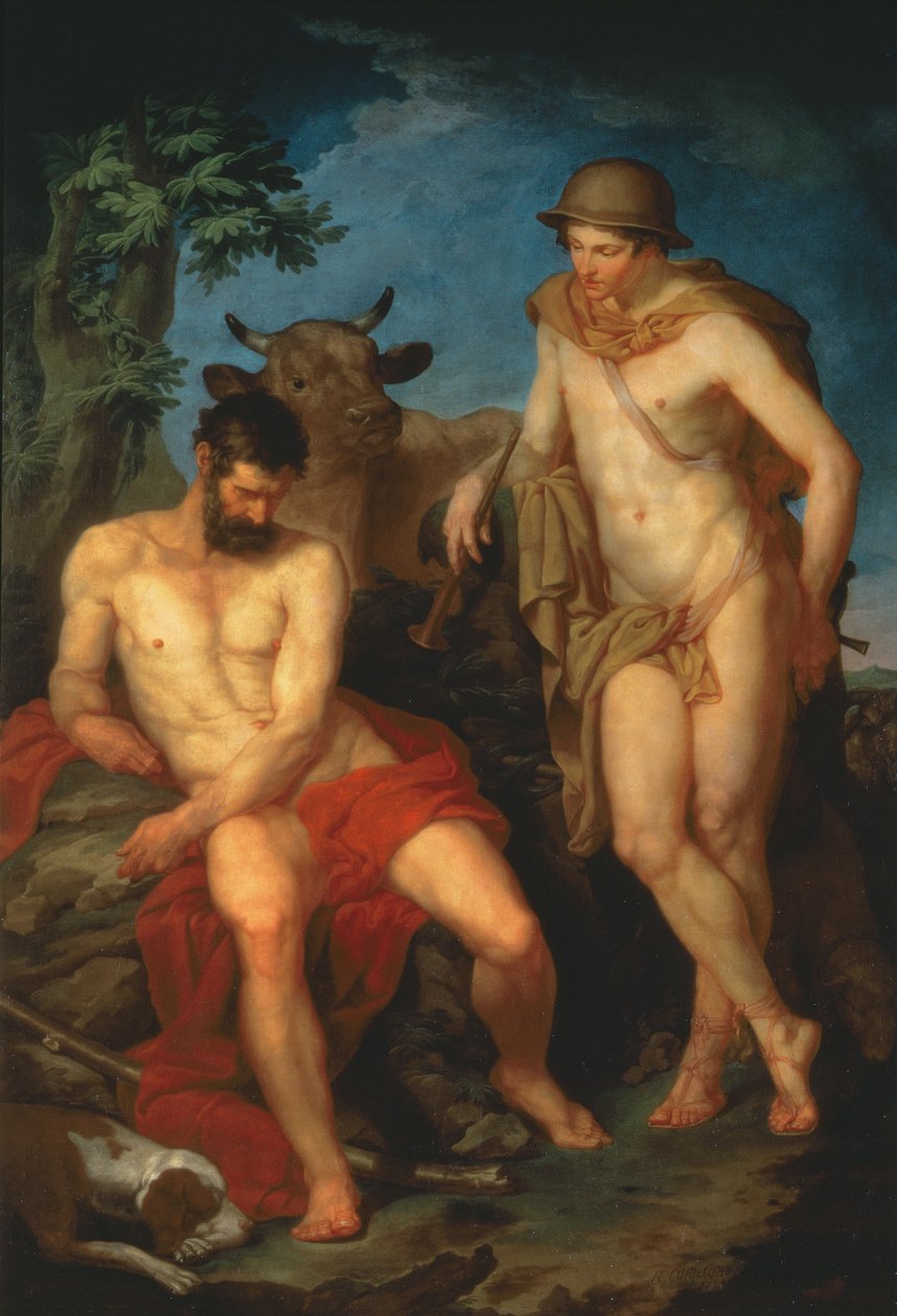 Mercurio y Argos, 1776 de Piotr Ivanovich Sokolov