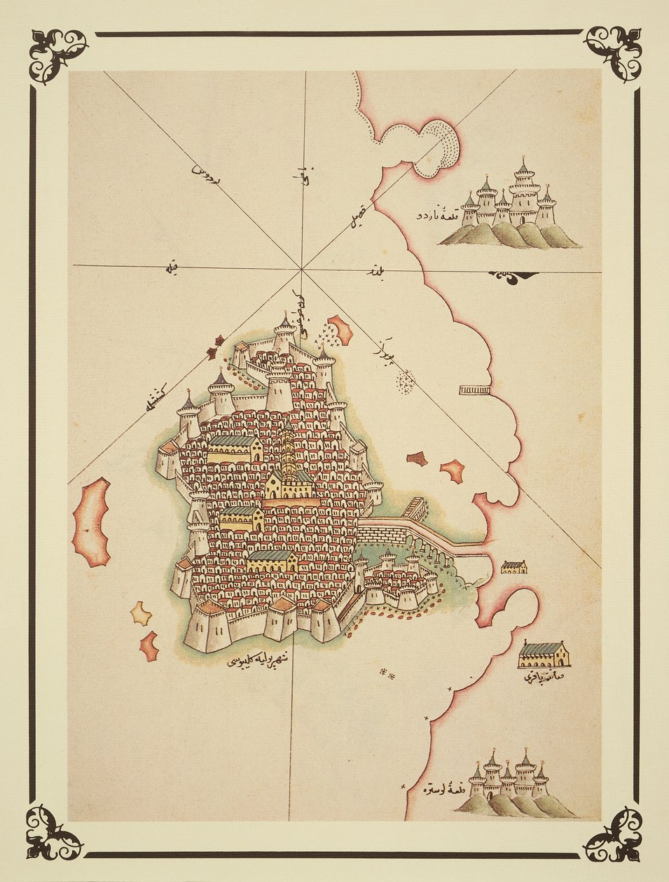 Mapa de Gallipoli, del 