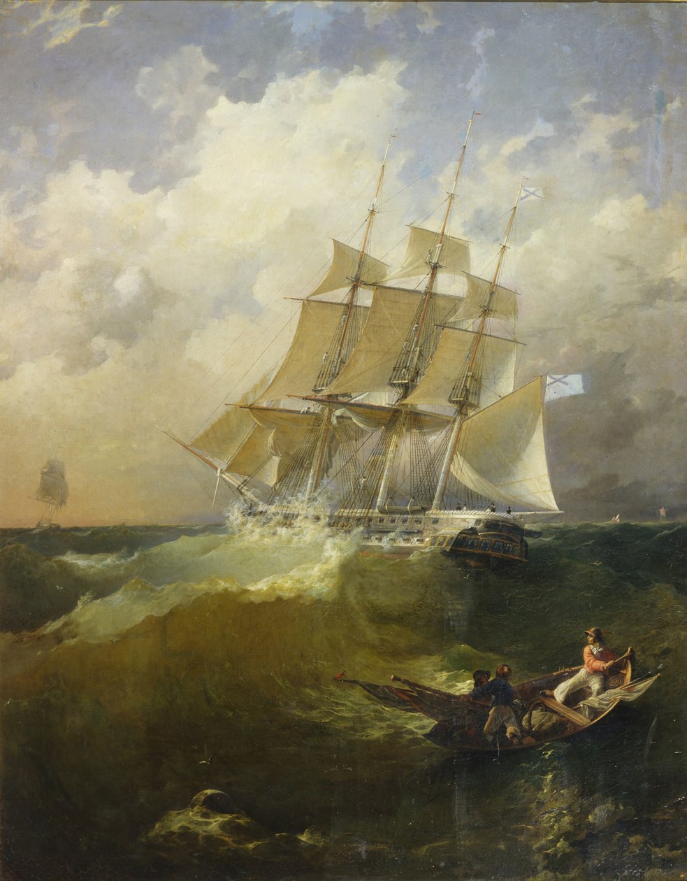 Fragata de 44 cañones Aurora, 1844 de Platon Timofeyevich Borispolets