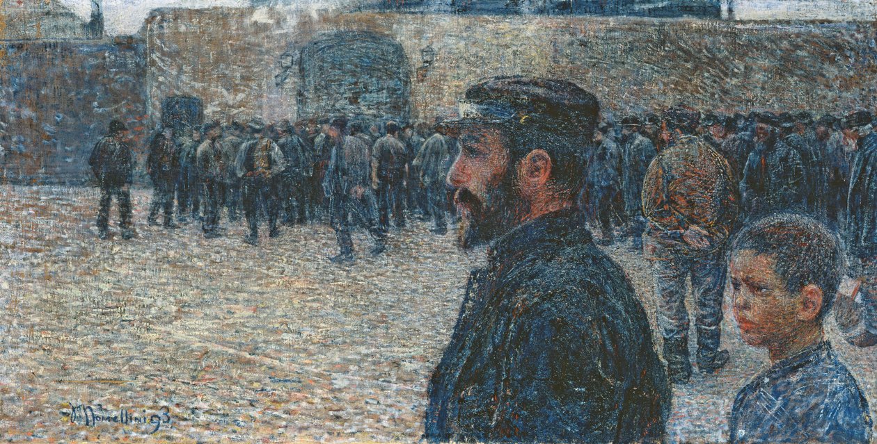 La llamada al trabajo, 1893 de Plinio Nomellini