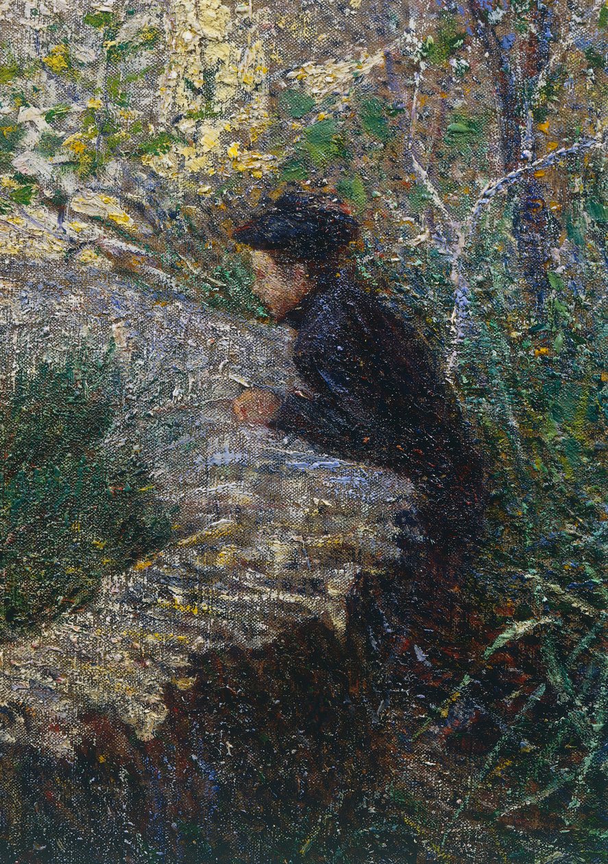 Mañana de abril en Liguria o Olivos en Albaro de Plinio Nomellini
