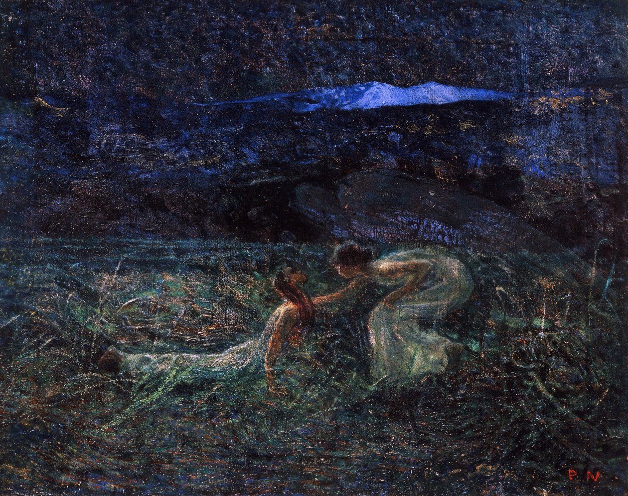 Sinfonía de la Luna de Plinio Nomellini