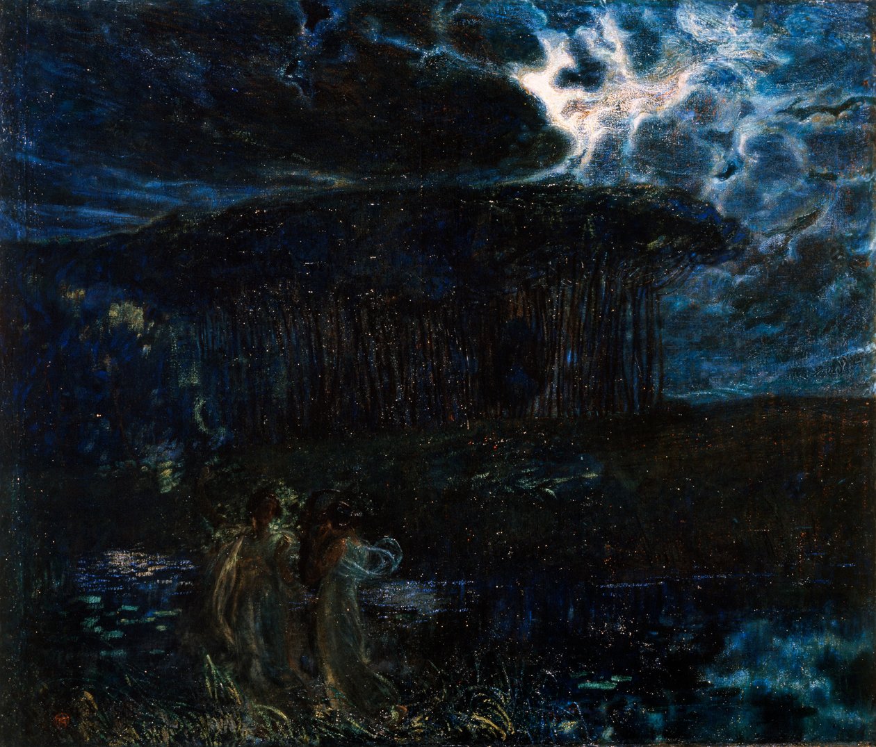 Sinfonía de la Luna de Plinio Nomellini