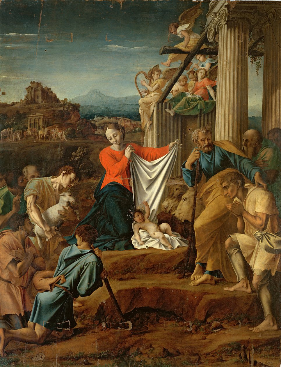 Natividad de Polidoro da Caravaggio