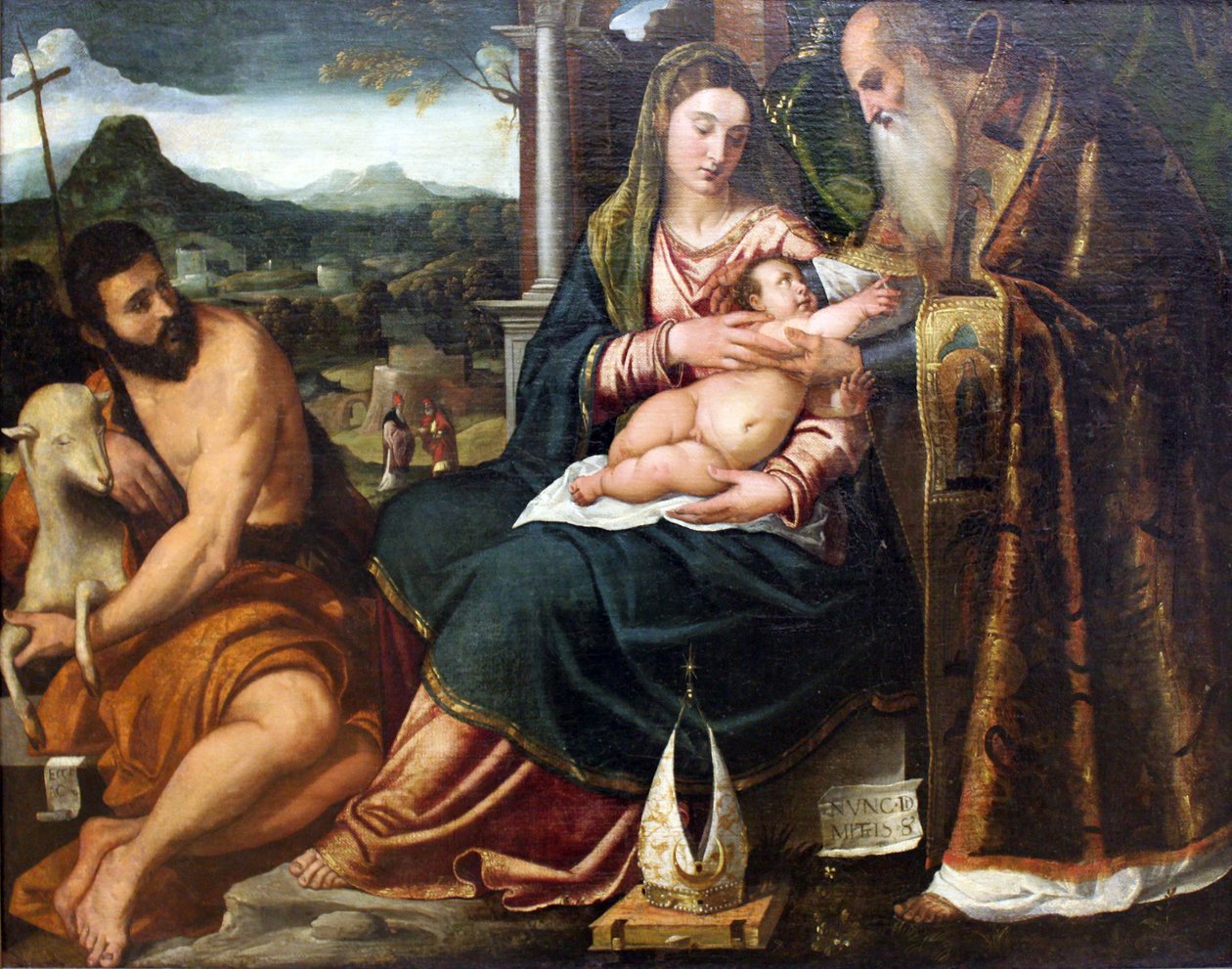 Conversación sagrada de Polidoro da Lanciano
